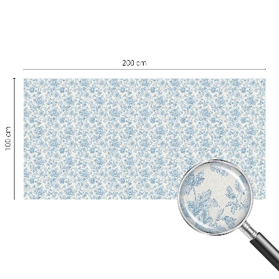 Pellicola adesiva effetto vetrata colorata Motivo floreale