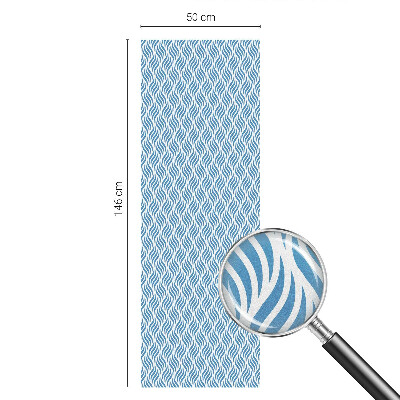 Pellicola per vetri privacy Onde blu