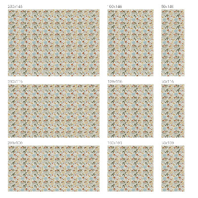 Pellicola adesiva effetto vetrata colorata Un villaggio idilliaco