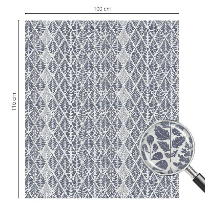 Pellicola adesiva effetto vetrata colorata Foglie modellate