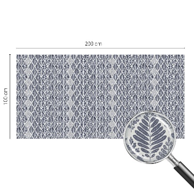 Pellicola adesiva effetto vetrata colorata Foglie modellate