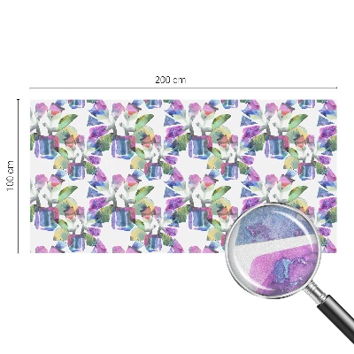 Pellicola per vetri effetto vetrata Astrazione colorata