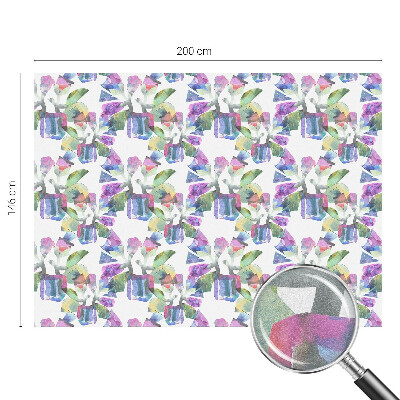 Pellicola per vetri effetto vetrata Astrazione colorata