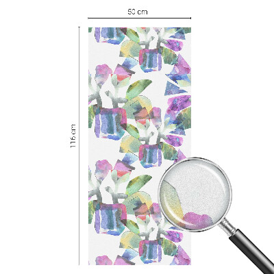 Pellicola per vetri effetto vetrata Astrazione colorata