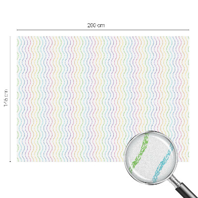 Pellicola decorativa per vetri Linee arcobaleno