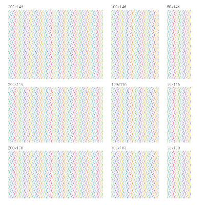 Pellicola decorativa per vetri Linee arcobaleno