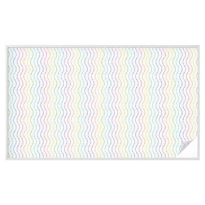 Pellicola decorativa per vetri Linee arcobaleno