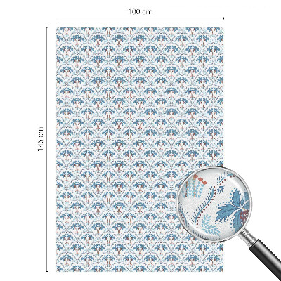 Pellicola per vetri privacy palme blu