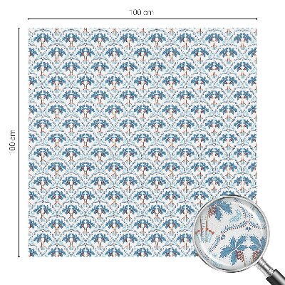 Pellicola per vetri privacy palme blu