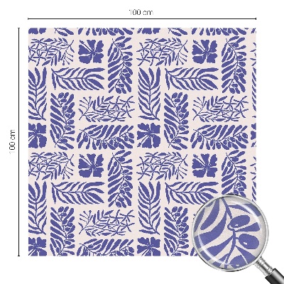 Pellicola adesiva effetto vetrata colorata Modelli vegetali