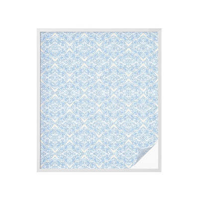 Pellicola per vetri effetto ghiaccio colorato Ornamento floreale