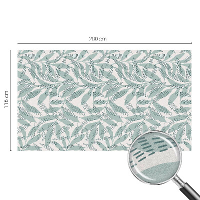 Pellicola per vetri privacy Foglie verdi