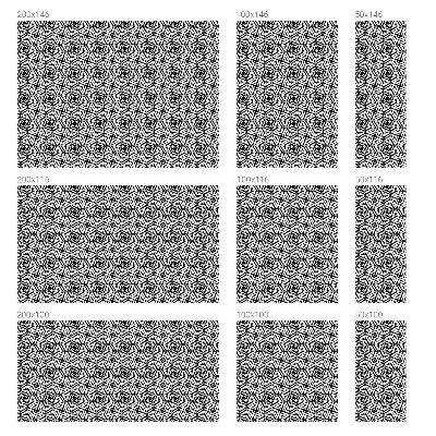 Pellicola adesiva effetto vetrata colorata Foglie geometriche