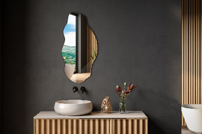 Specchio forma irregolare accessorio di stile