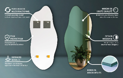 Specchio forma irregolare moderno