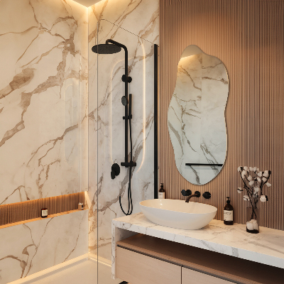 Specchio forma irregolare moderno