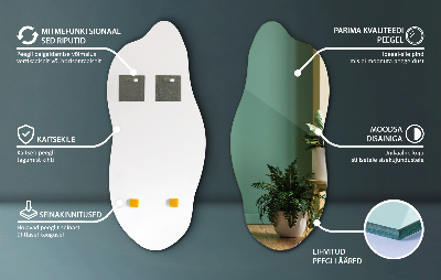 Specchio forma irregolare moderno