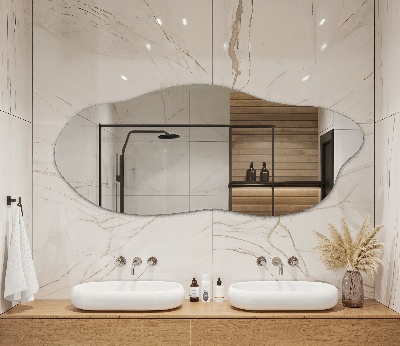 Specchio forma irregolare moderno