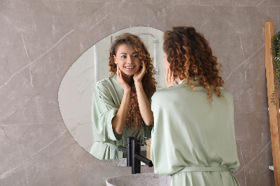 Specchio irregolare per parete, specchi da bagno per Vanity Entryway  soggiorno, specchio asimmetrico senza cornice (70 x 15 cm) : :  Casa e cucina