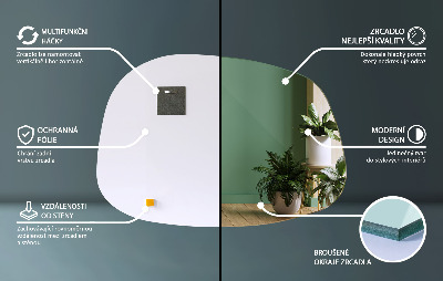 Specchio a forma di macchia spettacolare