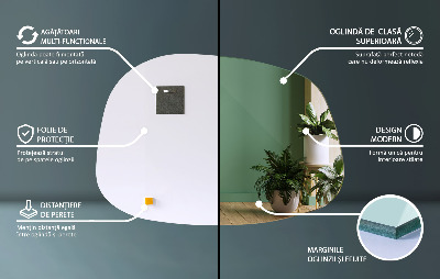 Specchio a forma di macchia spettacolare
