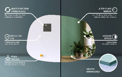 Specchio a forma di macchia spettacolare