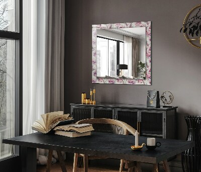 Specchio stampato Specchio stampato Modelli floreali viola