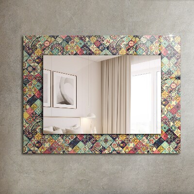 Specchio stampato Specchio stampato Motivi patchwork colorati