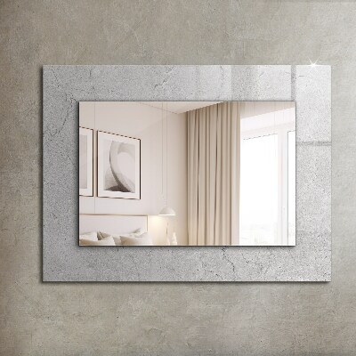 Specchio stampato Specchio stampato Superficie di cemento fessurata
