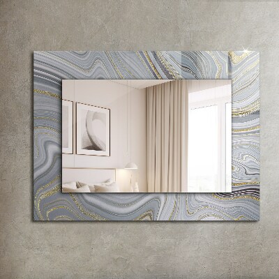 Specchio decoro Specchio decoro Modelli astratti di marmo