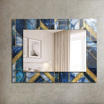 Specchio stampato Specchio stampato Mosaico geometrico astratto