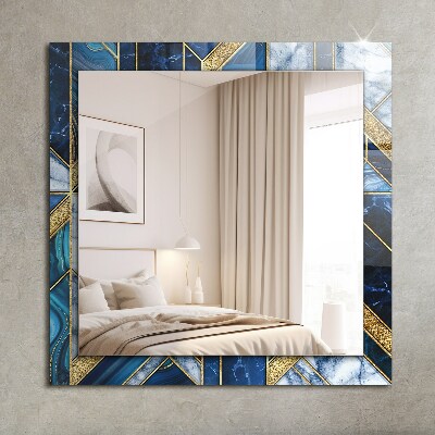 Specchio stampato Specchio stampato Mosaico geometrico astratto