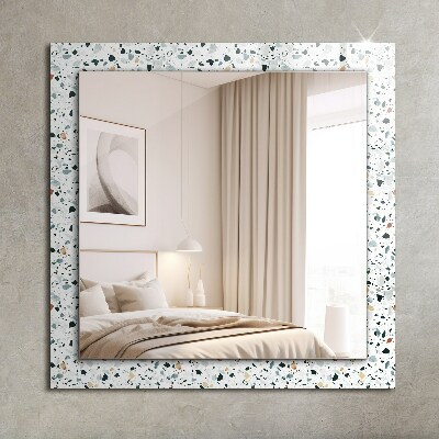 Specchio decoro Specchio decoro Motivo a mosaico Terrazzo