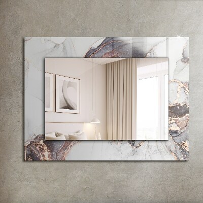 Specchio stampato Specchio stampato Arte astratta marmo