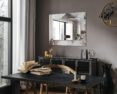 Specchio stampato Specchio stampato Arte astratta marmo