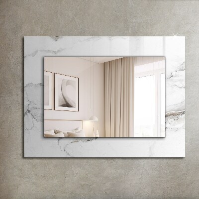 Specchio decoro Specchio decoro Disegno di marmo bianco