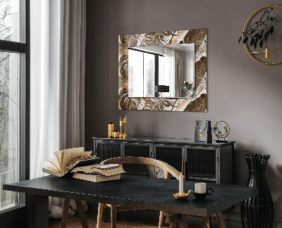 Specchio stampato Specchio stampato Foglie con motivi tropicali