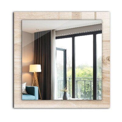 Specchio decoro Legno con nodi