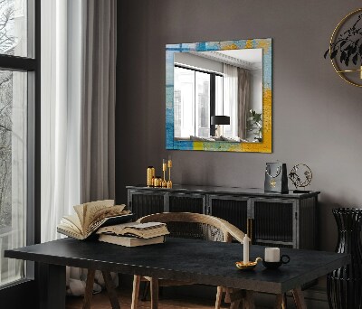 Specchio decoro Pittura ad olio astratta