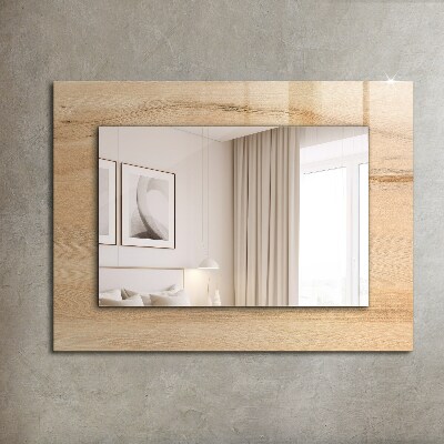 Specchio stampato Specchio stampato Tavola di legno