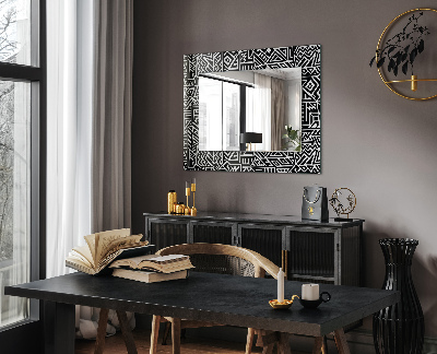 Specchio stampato Specchio stampato Motivo geometrico