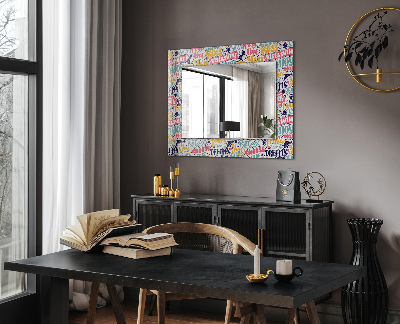 Specchio decoro Specchio decoro Scritte motivazionali colorate