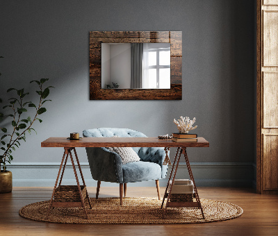 Specchio stampato Specchio stampato Struttura di una tavola di legno
