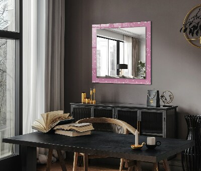 Specchio stampato Specchio stampato Stelle rosa