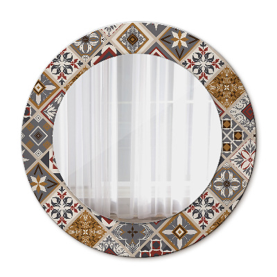 Specchio tondo con decoro Modello turco