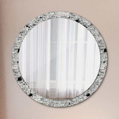 Specchio rotondo stampato Modello