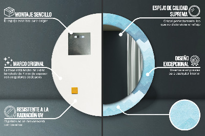 Specchio rotondo stampato Il modello di shoemaker