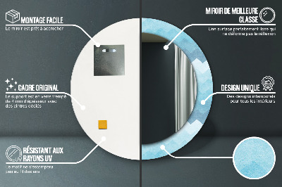 Specchio rotondo stampato Il modello di shoemaker