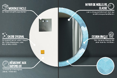 Specchio rotondo stampato Il modello di shoemaker