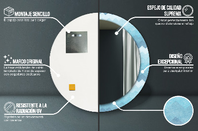 Specchio rotondo stampato Il modello di shoemaker